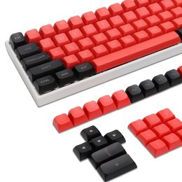 Combos XVX Profile Red PBT Keycaps Double Shot Custom Keycap 110 Keys with Key Puller for SK61/Duck/GK61 Mechanical Keyboard Acessories