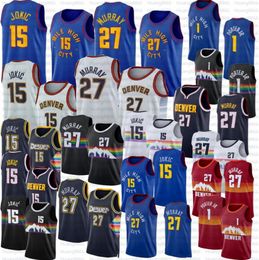 '' 'Nikola Jamal 27 Murray Net 15 Jokic Basketball Jersey City Michael Porter Jr. 2023 Nowa koszulka koszulka