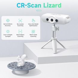 Scanning Creality 3D Scanner CRScan Lizard 0.05mm Accuracy Bright Light Scanning Multiple Mode Scanning Suitable for All 3D Printers NEW