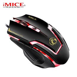 Mice USB Wired Gaming Mouse Gamer 3200DPI 6 Buttons LED Optical Computer Mouse Cable Mice For PC Laptop Player Game LOL CSGO Dota