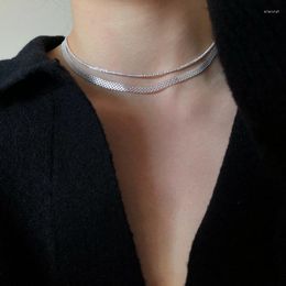 Chains Simple Female Short Clavicle Chain On Neck Choker Necklaces For Women Fashion Party Jewelry Gifts Collares