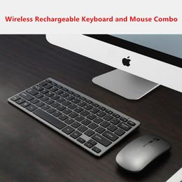 Combos New Fashion Wireless USB Charging Keyboard and Mouse for iMac Windows Mac Desktop Laptop