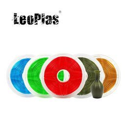 Scanning LeoPlas 1kg 1.75mm Flexible Soft TPU Filament For FDM 3D Printer Pen Consumables Printing Supplies Rubber Material