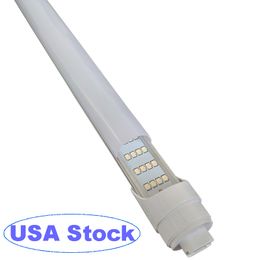 8FT LED Bulb 8FT Shop Light R17D 8 Foot LEDBulbs 6500K 144W 18000LM 8Foot Shops Lights T8/T10/T12 Led Tube Lighting Replacement, Dual-End Powered Ballast Bypass oemled