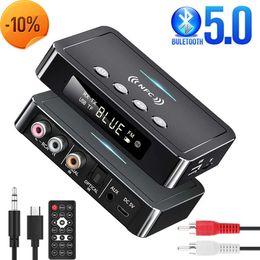 New Bluetooth-compatible 5.0 Receiver Transmitter FM Stereo AUX 3.5mm Jack RCA Optical Handsfree Call NFC Bluetooth Audio Adapter TV