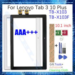 Panels New 10.1" For Lenovo Tab 3 10 Plus TB X103F X103 Touch Screen Glass Display LCD Outer Front Digitizer Glass Panel Replacement