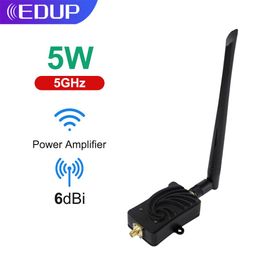 Drones EDUP WiFi Power Booster 5W Wireless Signal Booster Adapter 5.8GHz For Camera Model Aeroplane Remote Control WiFi Router Drone