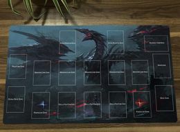 Rests YuGiOh RedEyes Black Dragon TCG Mat Trading Card Game Mat CCG Duel Playmat Antislip Rubber Mouse Pad 60x35cm Free Bag