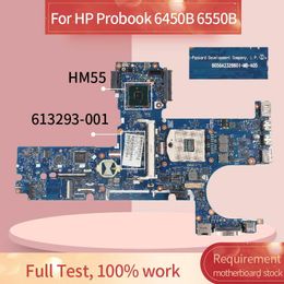 Motherboard 613293001 613293601 Laptop motherboard For HP Probook 6450B 6550B Notebook Mainboard 6050A2326601MBA02001 HM57