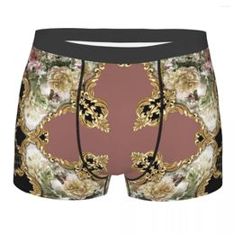 Underpants Male Sexy Baroque Art Painting Underwear Boxer Briefs Men Stretch Couple Shorts