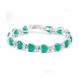 Chain Link Bracelets Never Lose Color Retention Lasting Love Cz Bracelet Drop Delivery Jewelry Dh81Q