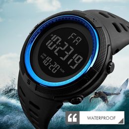 Wristwatches Fashion Outdoor Sport Watch Men Wristwatch Clock Multifunction Alarm Digital Waterproof Digit Reloj Hombre