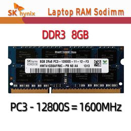 RAMs Sk hynix DDR3 RAMS 8GB 2RX8 PC3L12800S 1600MHz 1.35V LAPTOP MEMORY 10600S 8500S 1066MHz 1333MHz