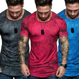 Men's T Shirts Fashion Men Summer Sports Running Top Tees Mens Clothing Short Sleeve Casual O Neck Cotton Fitness Tshirt Plus Size