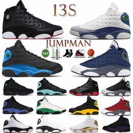 JUMPMAN Basketball Shoes j13 University Blue 13 13s Mens Del Sol French Brave Blue Hyper Royal Bred Gym Red Flint Chicago Obsidian Black Cat mens Sports sneakers