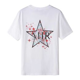 23 mens t shirt designer t shirt mens tees pure cotton breathable high-end light luxury trend new couple's same clothing