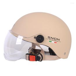 Motorcycle Helmets Helmet For Women Men Bike Adult Bicycle Safety Cap Summer Travel Essentials Support 55-60cm Head Circumference