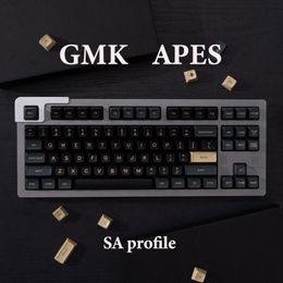 Accessories Gmk Apes 176 Keys Double Shot Keycap Sa Profile English Custom Personality Keycaps For Mechanical Keyboard 61/64/68/75/84/87/96