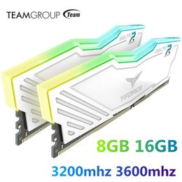 RAMs TEAMGROUP TForce Delta RGB DDR4 RAM 8GB 16GB 3200MHz 3600mhz PC4 Desktop Gaming Memory Module Memory