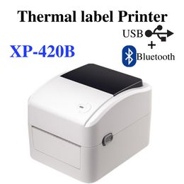 Printers Xpritner 4 Inch 108mm Tablet Shipping Label Thermal Machine Barcode Printer XP420B/XP4601B Selfadhesive Sticker USB 203DPI