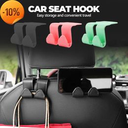New Car Seat Back Hook Hangers Headrest Mount Storage Holder Duarable Bearing 20kg for Car Bag pouch Clothes Hanging Hook