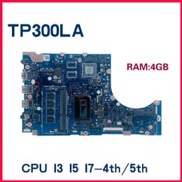 Motherboard TP300LA Laptop Motherboard For ASUS TP300LD Q302LA TP300LJ Mainboard W/I54200U I74500U I35005U I55200U I75500U GT920M 4GB