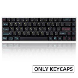 Accessories 76 Keys awaken Dye Sub Keycaps OEM Profile PBT Keycap Set for GMK 61/64/68 Mechanical Keyboards