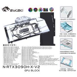 Cooling Bykski Water Block Use for NVIDIA RTX 3090 /3080 Reference Edition GPU Card / Full Cover Copper Radiator Block /ARGB In Stock
