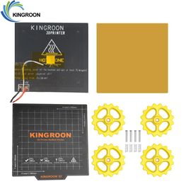 Scanning KingRoon 1set 24V Heatbed HotBed Exclusive Plate and Blue Magnetic sheet pad Levelling Module for KP3S 3D Printers