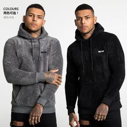 Men's Hoodies & Sweatshirts 2023 Men Fashion Tide Brand Outdoor Wool Plus Velvet Thick Jacket Warm Hooded Sweatshirt Winter Jogging Training