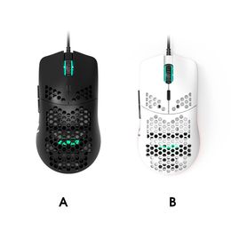 Mice Ajazz AJ390R Laptop USB Wired Gaming Working Modes Mouse Office Ergonomic 7 Keys Driver Free Optical Mice Computer Accessories