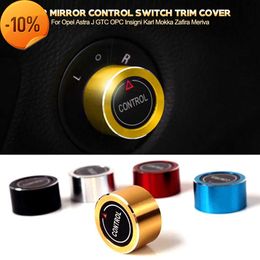 New Car Rearview Mirror Adjust Knob Trim Decoration Cover Car Accessories For Opel Astra J GTC OPC Insigni Karl Mokka Zafira Meriva