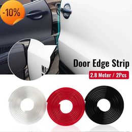 New 2Pcs 2.8 Metre Car Door Edge Guard Scratch Strip Protector Rubber Sealing Trim Moulding Cover Universal