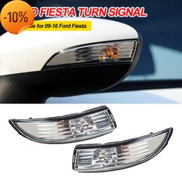 New White Reversing Mirror Steering Lamp Rearview Mirror Steering Lamp Without Bulb Lights Suitable For 2008-2016 Ford Fiesta Mk8