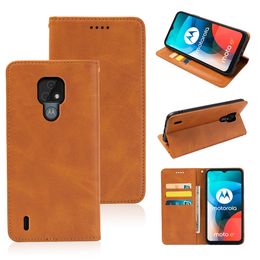 Leather Phone Case For Motorola Moto G14 G54 G84 G73 5G G53 G71 G51 G22 E32S G72 G53 Flip Cover Wallet Leather Cover With Card Holder