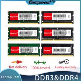 RAMs Faspeed DDR3 DDR3L DDR4 Ram 4gb 8gb 16gb 1333 1600 2400 2666 3200MHZ Laptop Computer Memory Modul Sodimm ram 1.5V/1.35V 204PIN