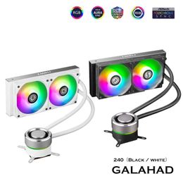 Cooling LIAN LI GALAHAD 240 AIO Liquid CPU Cooler for Intel AMD All In One Closed Loop CPU Radiator Water Cooling 5V ARGB M/B SYNC