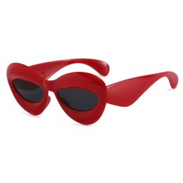 Brand Classic Sunglasses Fashion Outdoor Summer Designer Unique Trendy Inflated Cat Eye Women Famous Hip Hop Sun Glasses