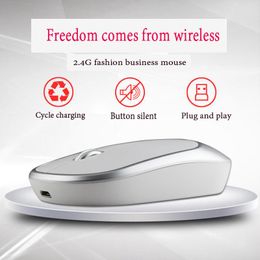Mice 2020 Noiseless 2.4GHz Wireless Mouse for Laptop Portable Mute Mice Silent Computer Mouse for Desktop Notebook PC Mause