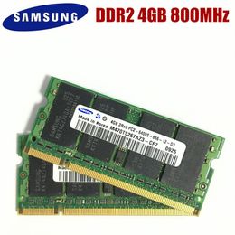 RAMs Samsung Laptop memory 4GB PC26400S 5300S DDR2 800 667 MHz Notebook RAM 4G 800 667 5300S 6400S 4G 200pin SODIMM