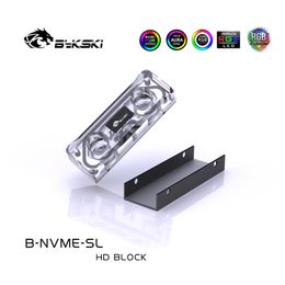 Cooling Bykski Water Block for 2280 /22110 PCIE /SATA M.2 M2 SSD /Solid State Drive Hard Disk Radiator Nvme Heatsink Cooling /BNVMESL