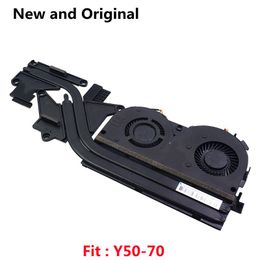 Pads New Original CPU Cooler Cooling Fan Heatsink for Lenovo Y5070 Y50 70 AS Y5070AM Laptop