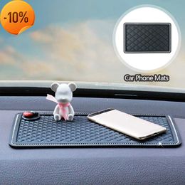 New Anti-slip Mat for Phone In Car Dashboard Rhinesto Non-slip Mat Slip-resistant Gadget Sticky Mat Panel Auto Mat Fixate Car Stuff