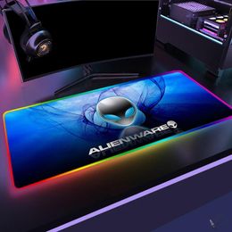 Pads Dell Alienware Large Mouse Pad Gamer RGB Gaming Mouse Mat Varmilo Gamers Accessories PC Gamer Cabinet Mausepad Mice Keyboards