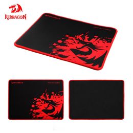 Pads Redragon ARCHELON M P001 Gaming Mouse Pad 330*260*5MM Gamer Solid Color Locking Edge Mat Desk Mousepad for Game