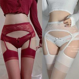 20% OFF Ribbon Factory Store Women's mesh Dantel stockings bra four sided open chest socks