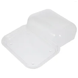 Dinnerware Sets Butter Dishes Keeper Container Fruit Cake Appetiser Plate For Home Kitchen Clear