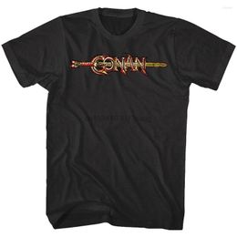 Men's T Shirts OFFICIAL Conan The Barbarian Vintage Movie Logo Mens T-Shirt