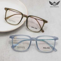 Sunglasses Collectable Moling Plastic Steel 23869 Japan Zengyeong Handmade Titanium Empire Large Face Eyeglass Frame Fashion Men Women's Literature and Art Close