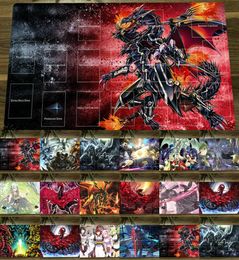 Rests YuGiOh OCG TCG Redeyes Darkness Dragon Playmat TCG CCG Mat Mouse Pad Table Mat Trading Card Game Mat With Zones + Free Bag